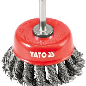 Щітка-крацовка чашкоподібна YATO зі шпинделем Ø=75мм