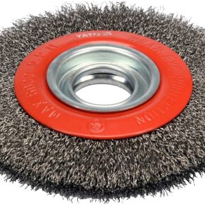 Щітка зачисна дискова YATO : Ø=150/32 мм з нержавіючої сталі. 6200 об/хв