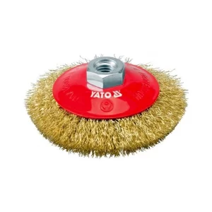 Щітка-крацовка латунна, theКРУГ 100мм