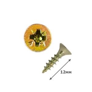 Шуруп універсальний 3,0х12 з потайною головкою, PZ (ЦЖ) DIN 7997