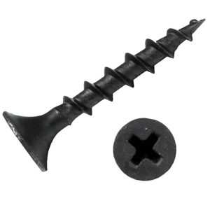 Шуруп гіпсокартонний 3,5х19 з потайною головкою, PH, по дереву (Фосфат.)